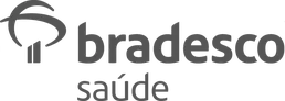 Logo da Bradesco Saúde, cliente da Lean Saúde